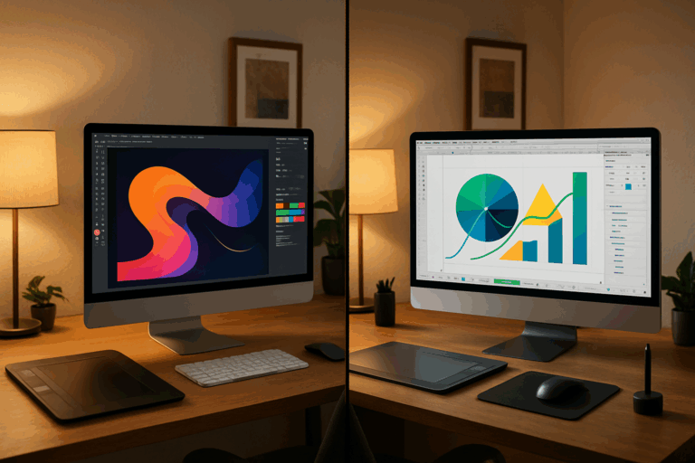 comparez adobe illustrator et coreldraw pour déterminer quel logiciel de conception vectorielle répondra le mieux à vos besoins. découvrez les fonctionnalités, avantages et inconvénients de chaque outil pour faire le choix éclairé qui propulsera vos projets graphiques.