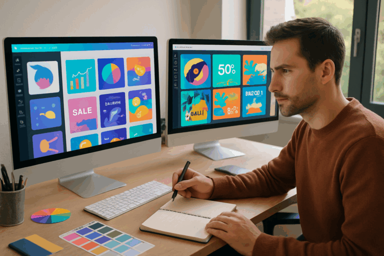 découvrez notre comparatif entre canva et crello, deux outils de design populaire. nous analysons leurs fonctionnalités, leur accessibilité et leurs prix pour vous aider à choisir la meilleure solution pour vos besoins créatifs.