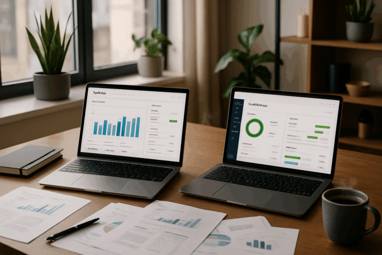 découvrez notre comparatif détaillé entre freshbooks et quickbooks, deux logiciels de comptabilité populaires auprès des freelancers. analysez les caractéristiques, les avantages et les inconvénients de chaque solution pour choisir le logiciel qui répondra le mieux à vos besoins professionnels.