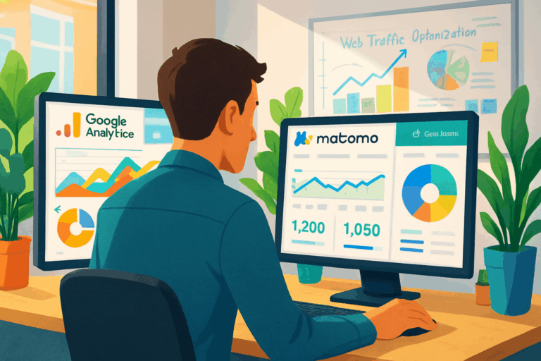 découvrez notre comparatif entre google analytics et matomo pour déterminer quelle solution d'analyse web offre la fiabilité et les fonctionnalités dont vous avez besoin. analysez les avantages, les inconvénients et choisissez la meilleure option pour optimiser votre stratégie digitale.