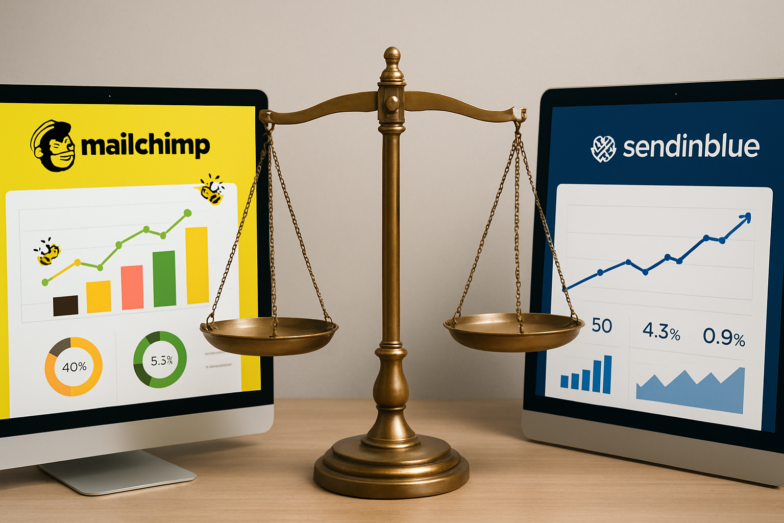 découvrez notre comparatif détaillé entre mailchimp et sendinblue pour déterminer quel outil d'emailing offre les meilleures performances. analyse des fonctionnalités, de la facilité d'utilisation et des tarifs pour vous aider à faire le choix idéal pour vos campagnes email.