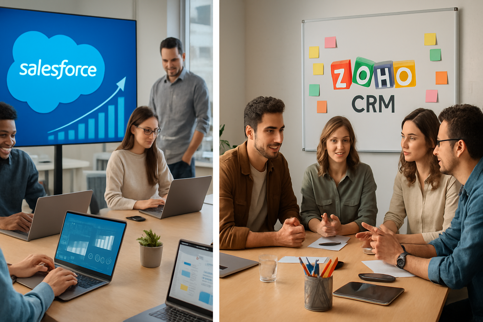 découvrez notre comparatif détaillé entre salesforce et zoho crm, deux des solutions de gestion de la relation client les plus populaires. nous analysons les fonctionnalités, les prix et les avantages de chaque plateforme pour vous aider à choisir le meilleur crm adapté aux besoins de votre start-up.