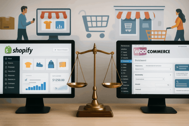 découvrez notre comparaison complète entre shopify et woocommerce pour vous aider à choisir la meilleure plateforme de vente en ligne. analyse des fonctionnalités, des tarifs, et des avantages pour propulser votre boutique en ligne vers le succès.