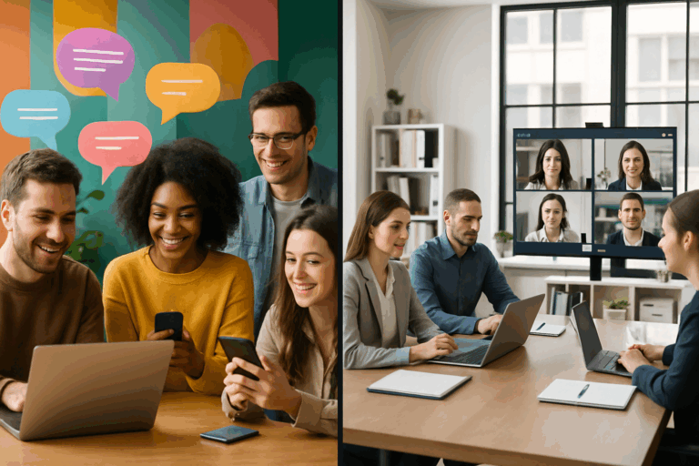 découvrez notre analyse approfondie de slack et microsoft teams, deux des principales plateformes de communication d'équipe. comparez leurs fonctionnalités, avantages et inconvénients pour déterminer laquelle est la meilleure solution pour optimiser la collaboration au sein de votre équipe.
