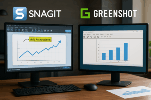 découvrez notre comparaison approfondie entre snagit et greenshot, deux logiciels populaires de capture d'écran. analysez leurs fonctionnalités, avantages et inconvénients pour déterminer lequel convient le mieux à vos besoins en matière de capture et d'édition d'images.