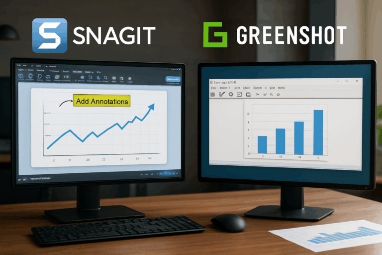 découvrez notre comparaison approfondie entre snagit et greenshot, deux logiciels populaires de capture d'écran. analysez leurs fonctionnalités, avantages et inconvénients pour déterminer lequel convient le mieux à vos besoins en matière de capture et d'édition d'images.