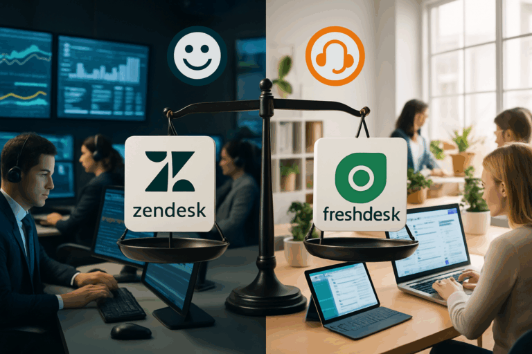 découvrez notre comparatif détaillé entre zendesk et freshdesk, deux leaders du support client. analysez les fonctionnalités, les tarifs et les avis d'utilisateurs pour déterminer lequel de ces outils est le plus efficace pour répondre aux besoins de votre entreprise.